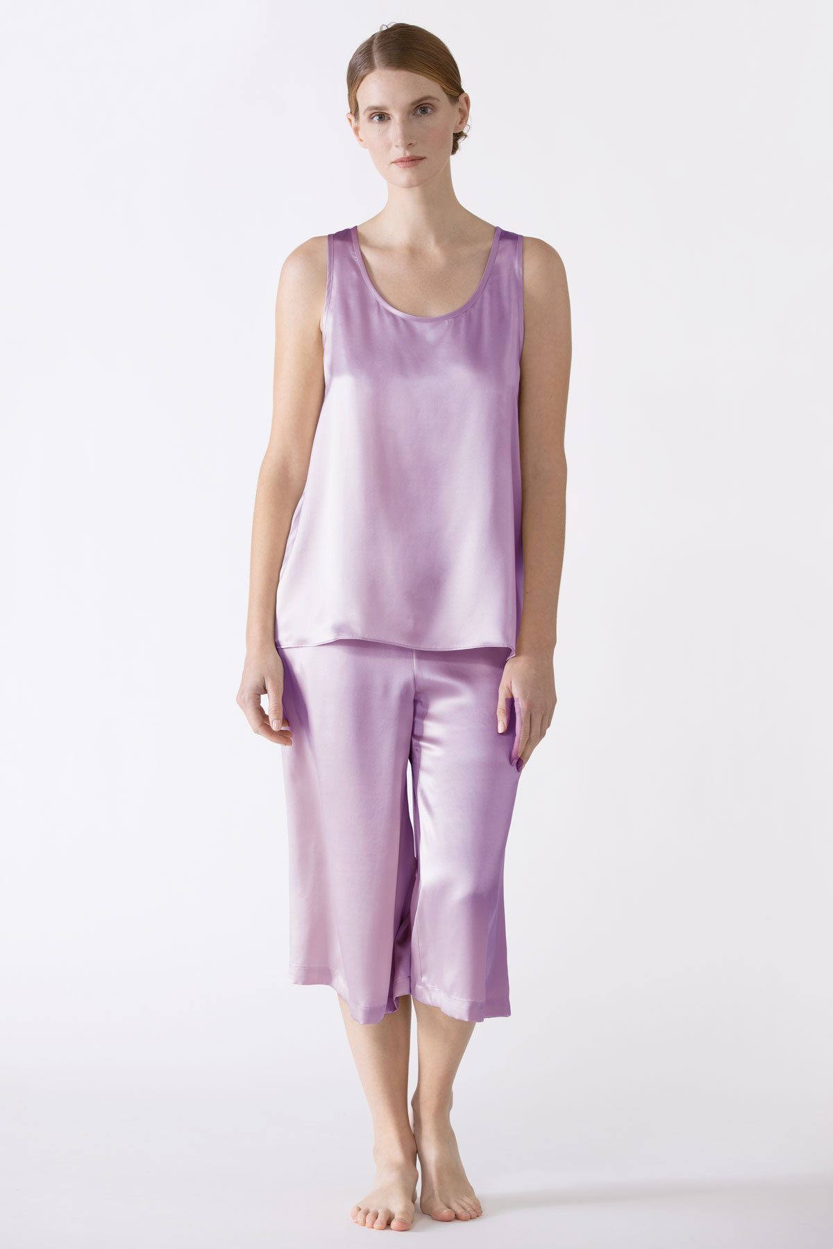 Dylan Urban Silk Tank Top Camisole NK iMODE S dusty-lavender purple