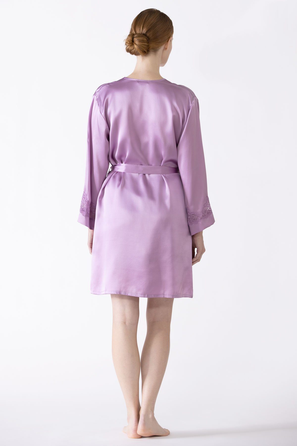 Morgan Iconic Short Silk Robe Short Robe NK iMODE 