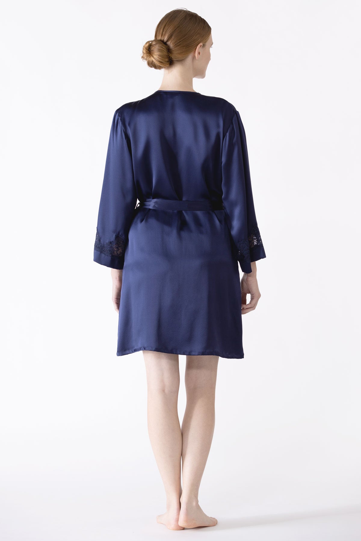 Morgan Iconic Short Silk Robe Short Robe NK iMODE 