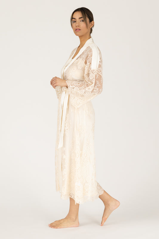 Hailey Love Long Lace Robe