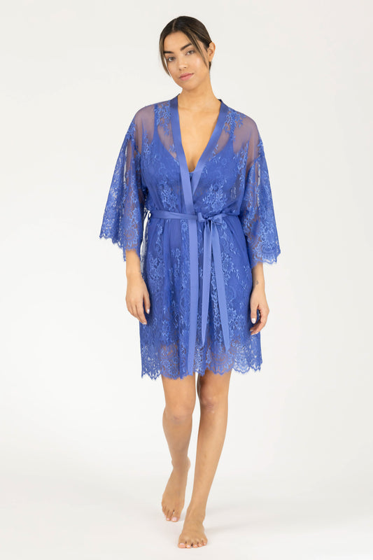 Hailey Love Short Lace Robe