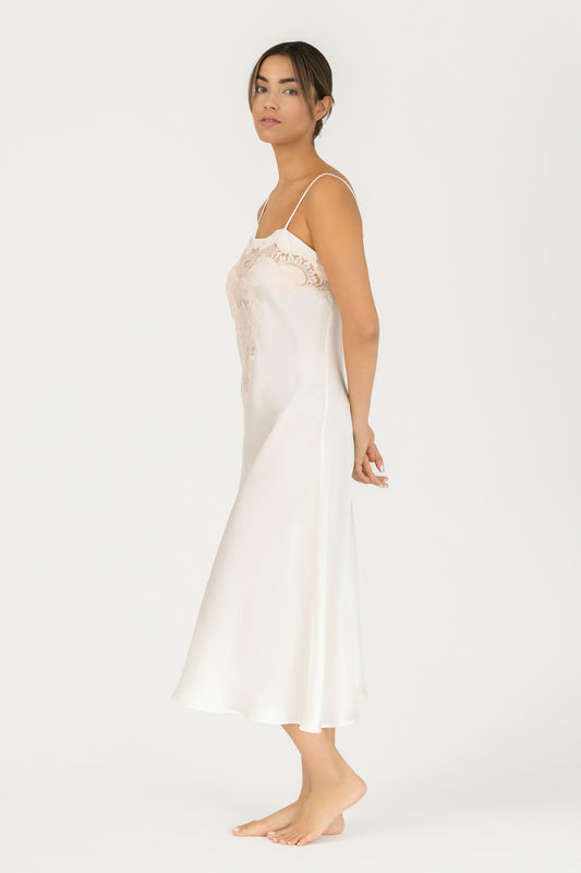 Hailey Love Vintage Long Silk Gown