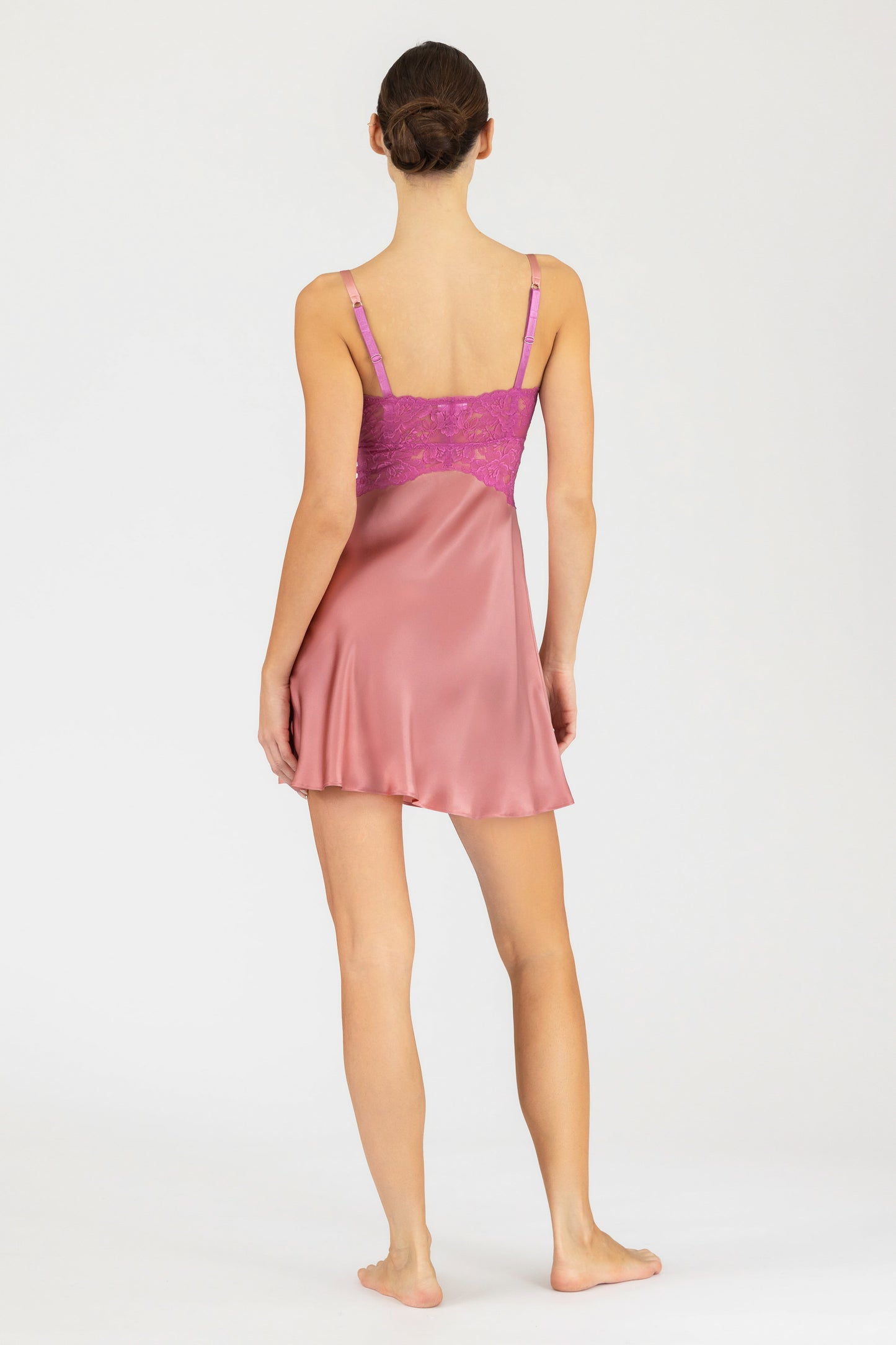 Morgan Cradle Bust Silk Chemise