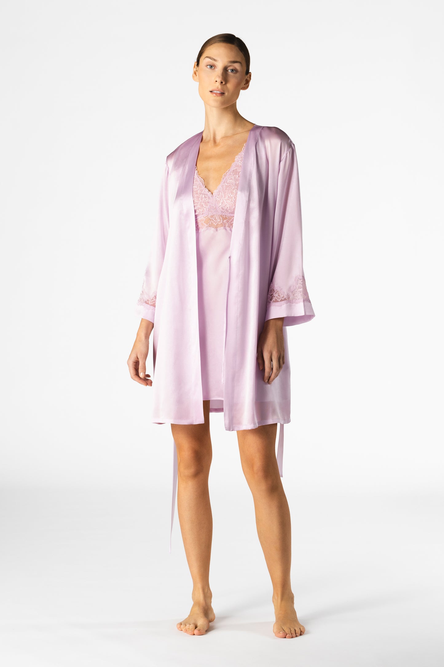 Morgan Iconic Bust-Support Silk Chemise