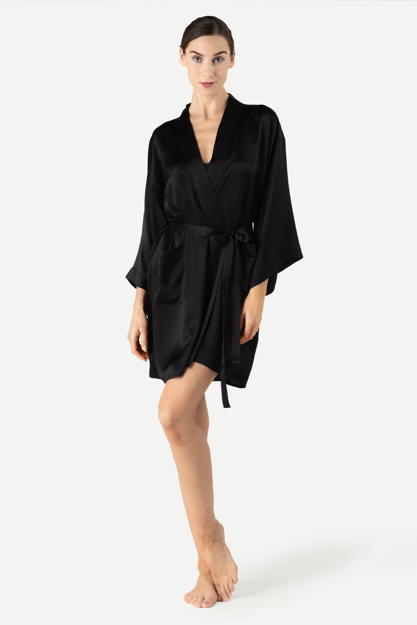 Zero Waste Robe Short Robe NK iMODE Ultra Black Black S/M